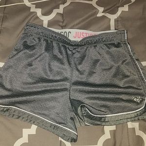 grey justice shorts